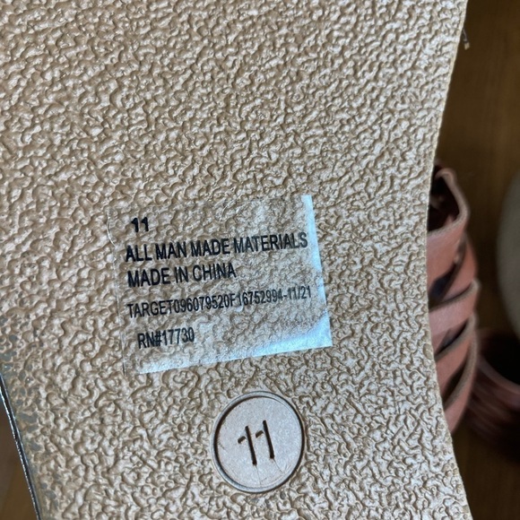 Universal thread brown slides slip on sandels 11 - Picture 5 of 6